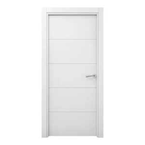 porta de interior maciça lacada branca 80 cm direita